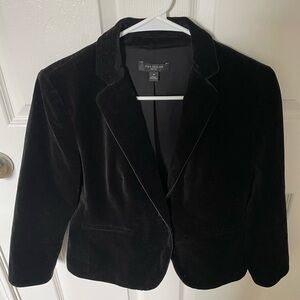 Like New Ann Taylor Women's Black Velvet Blazer